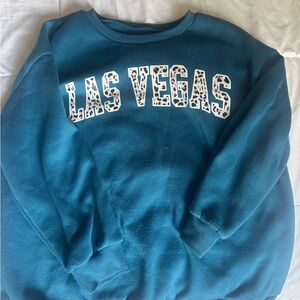 Teal Las Vegas Sweater